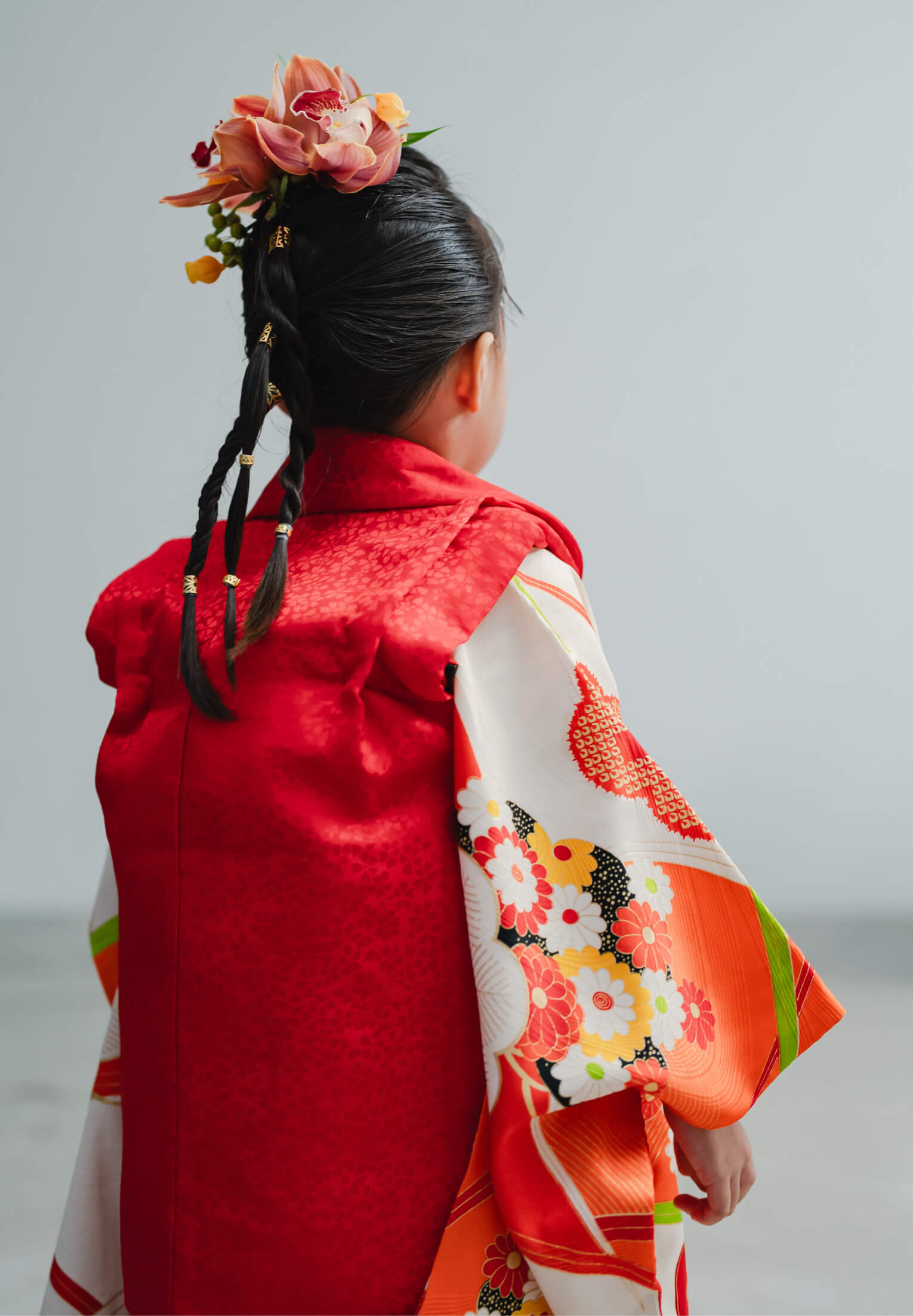 蜜柑に梅菊
