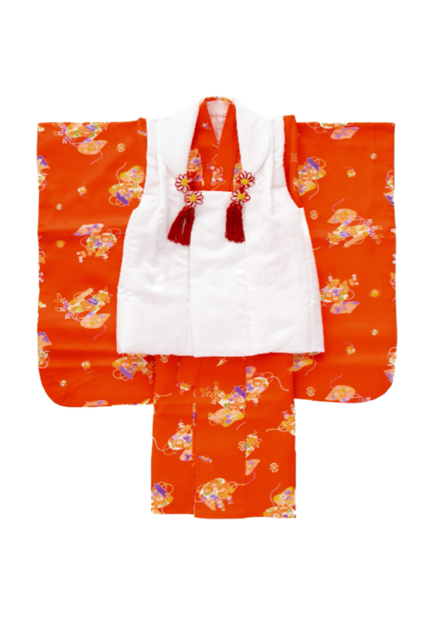 緋色に花熨斗