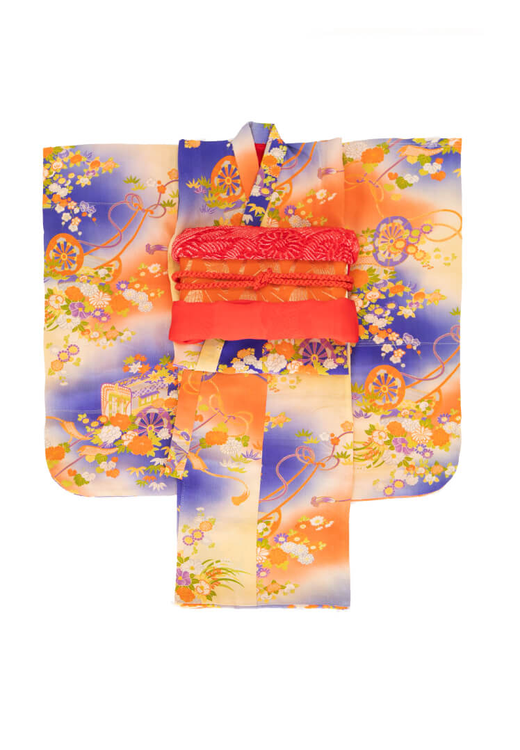 夕焼け花御所車