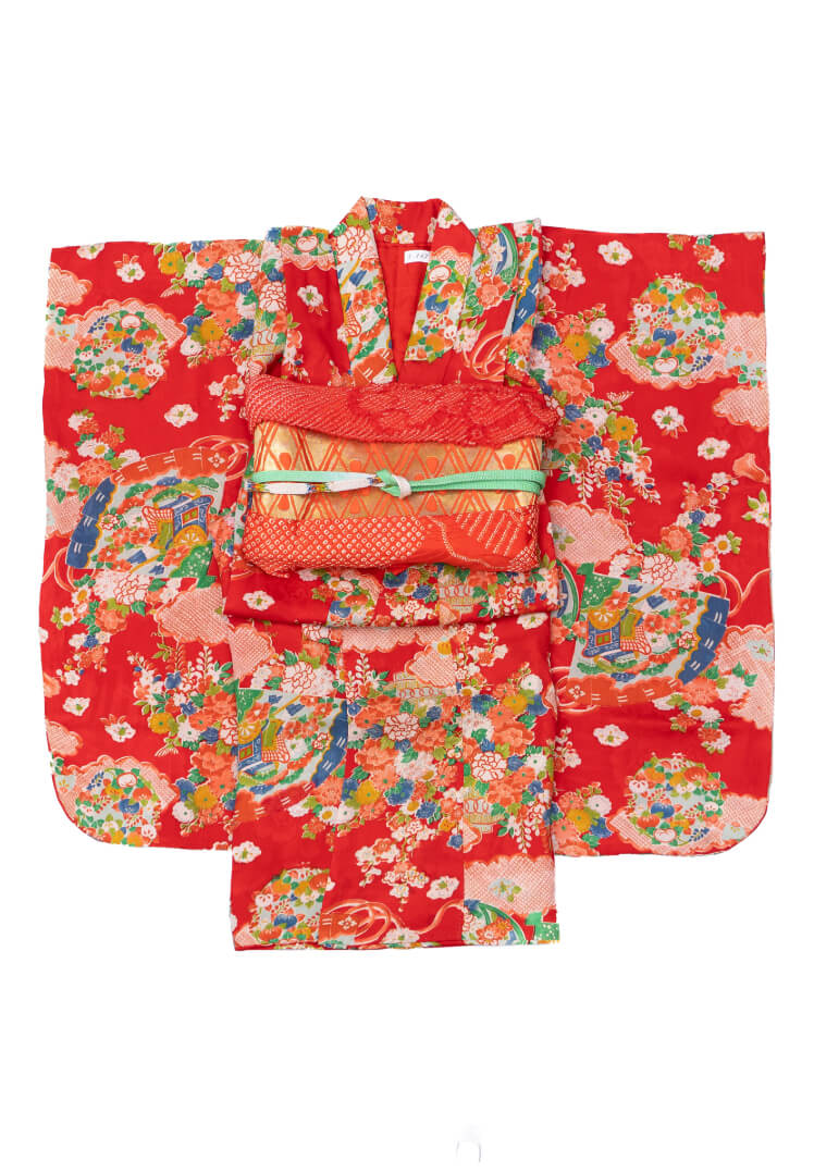 緋色の花畑
