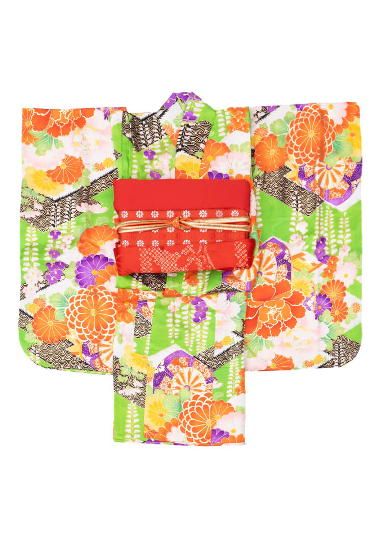 若草に花扇